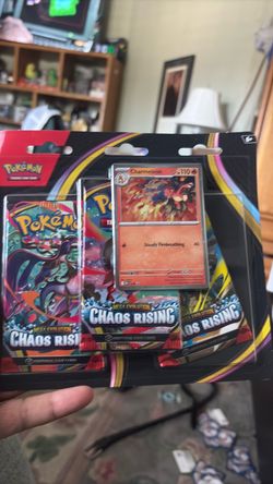 Pokemon Mega Evolution Chaos Rising 3-Pack Blister
