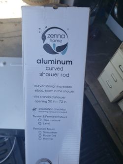 Aluminum Curved Shower Rod