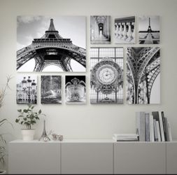 IKEA picture set GRÖNBY A day in Paris
