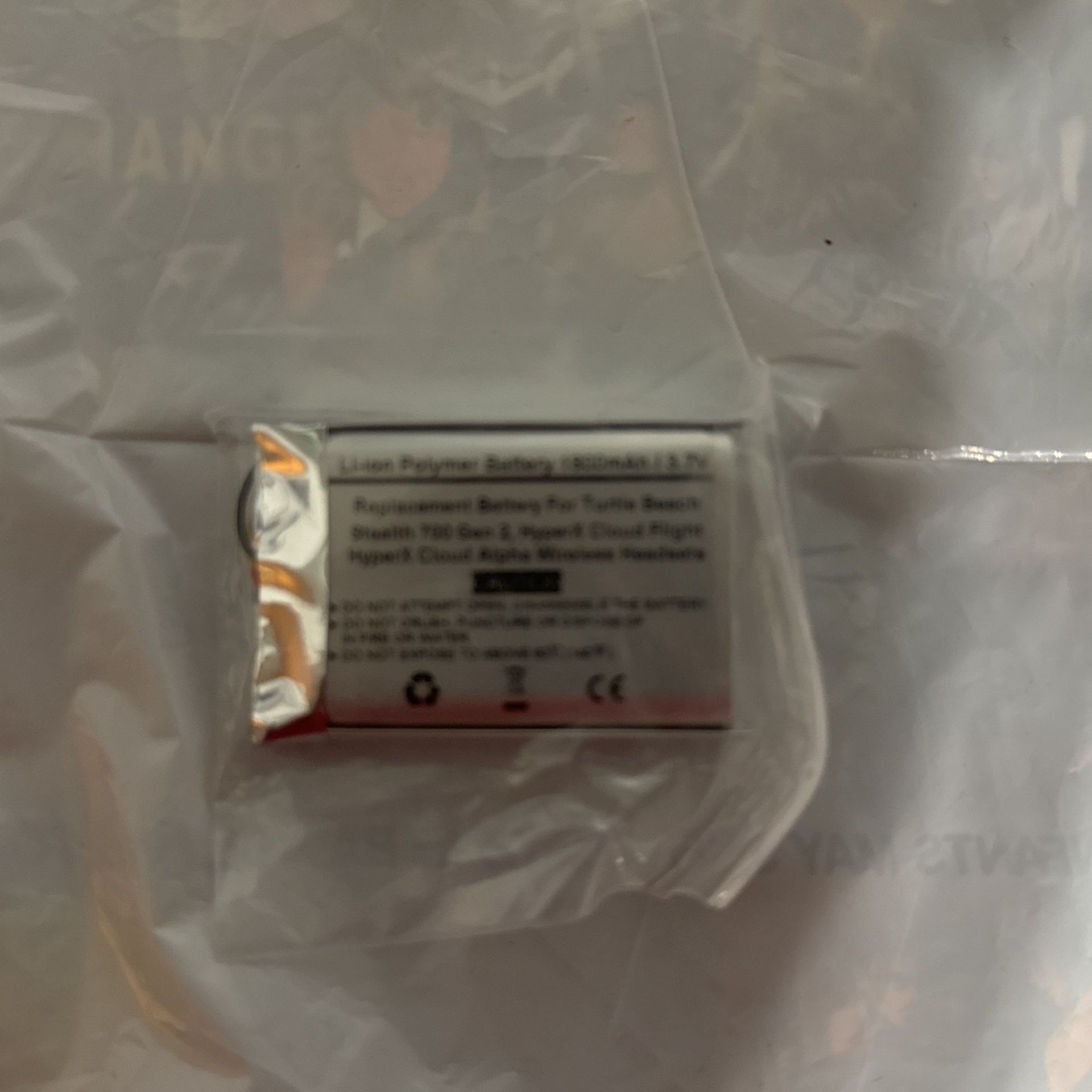 1800mAH 3.7V Replacement Battery for Turtl e Beach Stealth 700 Gen 2, Hyper X Cloud Flight, Hyper X Cloud Alpha Wireless Headsets