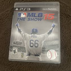 PS3 MLB The Show 15 Video Game 