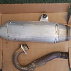 Suzuki RMZ250 stock Exhaust