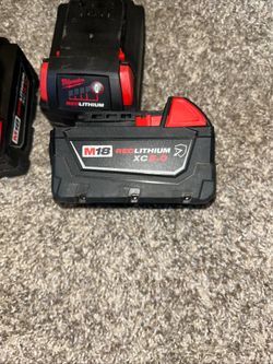 Milwaukee RedLithium XC5.0  5 Ah Lithium-Ion extended life Battery