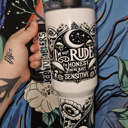 New Not rude Tumbler - Made to order