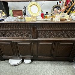 Antique Wood Cabinet