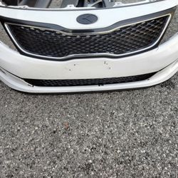 2011-2015 Kia Optima Complete Front Bumper With Grill And Emblem And Fog Lights With Accessories OEM.