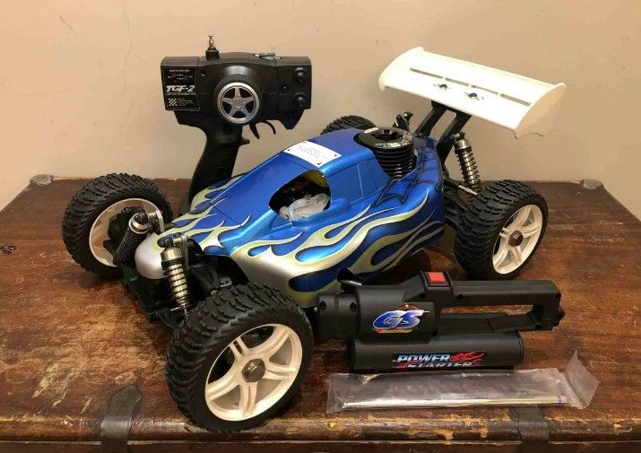 GS Racing STORM Evo RTR w/R25MT Drill-start Engine 1/8th Scale Radio Controlled Nitro Powered Off Road 4WD Racing Buggy (New)
