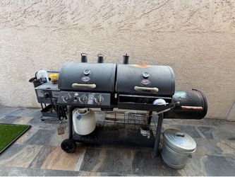 Char-Griller Texas Trio Dual Fuel BBQ
