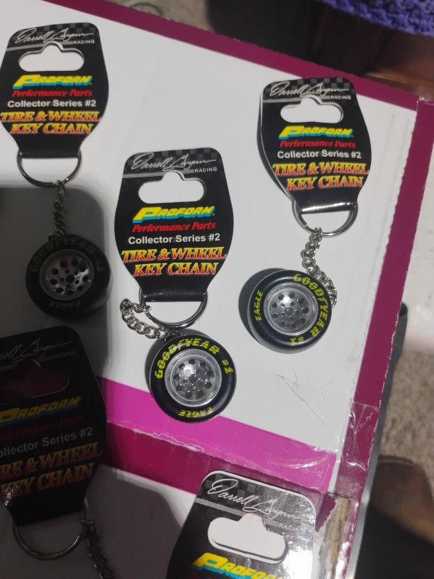 Collector Series Tire And Wheel Keychain