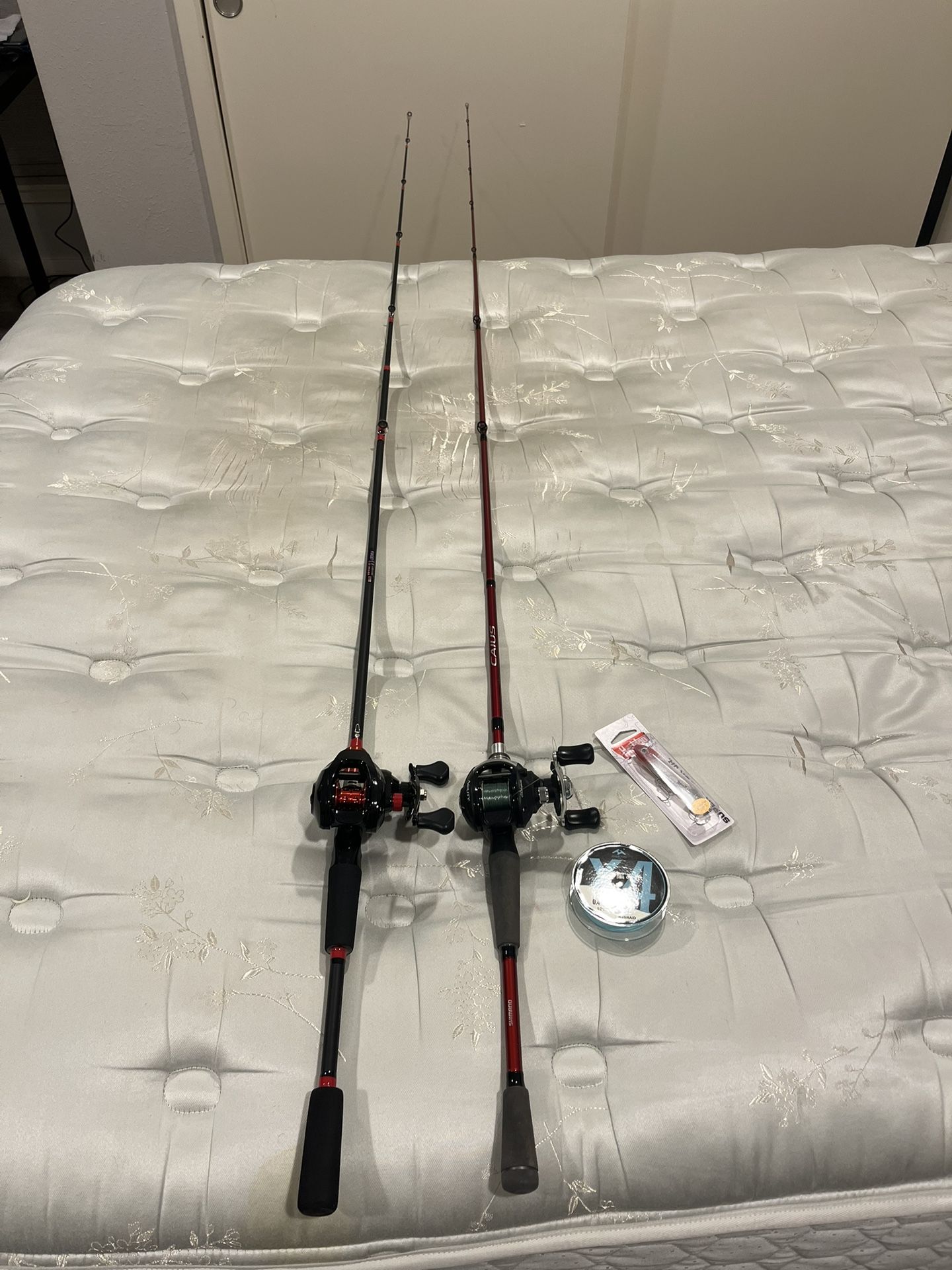 2 Baitcastig Setups And 1 Lure I Had. (cheap)(still Available)
