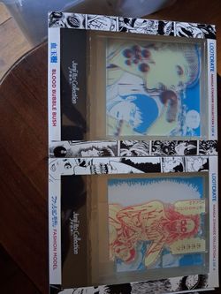 Junji Ito Miscellaneous  Collection three collectibles plus three Fabric Wall Scroll