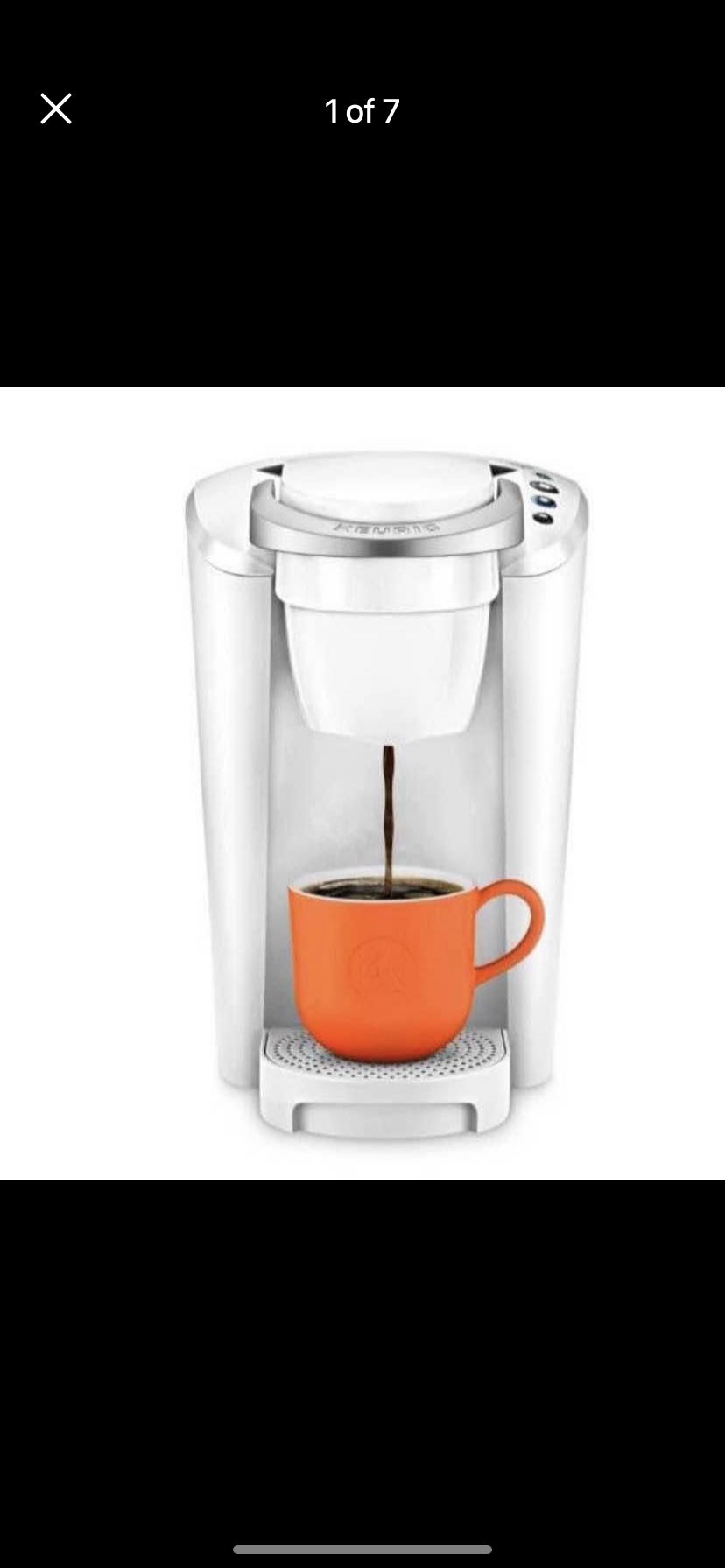 $45, Keurig K-Compact White Single-Serve K-Cup Pod Coffee Maker (Walmart at $99) 