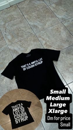 Awful lotta cough tee S,M,Xl