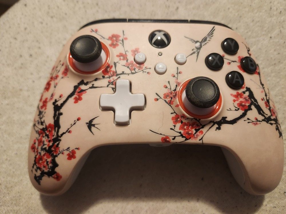 Xbox Cherry Blossom Controller Rare