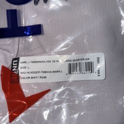 UNRL x Timberwolves ‘26 Highlands Quarter Zip (Size Large)