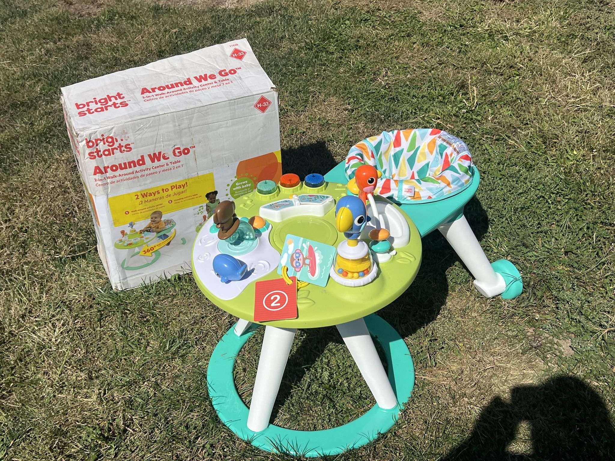 around we go 2 n1 activity table 360 walker