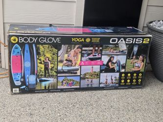 Body Glove Oasis 2 10’ Inflatable Stand Up YOGA Paddle Board Package Home Ocean Sports & Fitness Water Sports Paddle Boards, Surfboards & Kayaks Lake