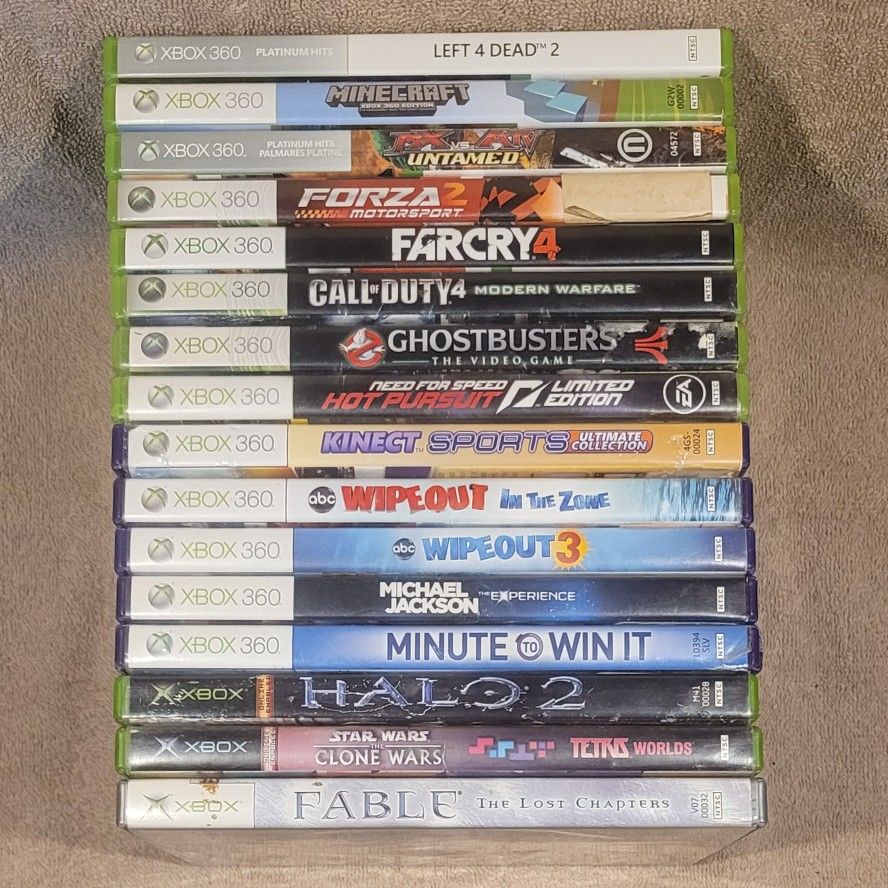 MICROSOFT XBOX 360 VIDEO GAMES w/DIFFERENT PRICES * LOT VARIETY DISK DISC GAME
