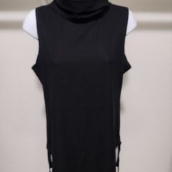 Women Sleeveless Turtle Neck