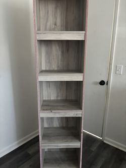 White Bookshelves 