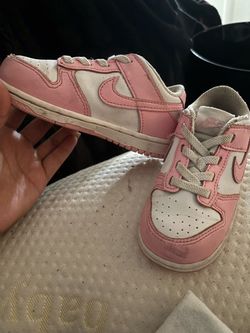 Pink Nike shoes