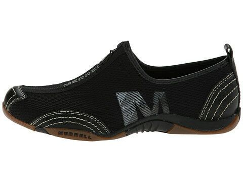 Merrell Barrado Black Leather Toe Zip Mesh Sport Athletic Women's Shoe Size 7.5 for Sale in North Bend, WA -