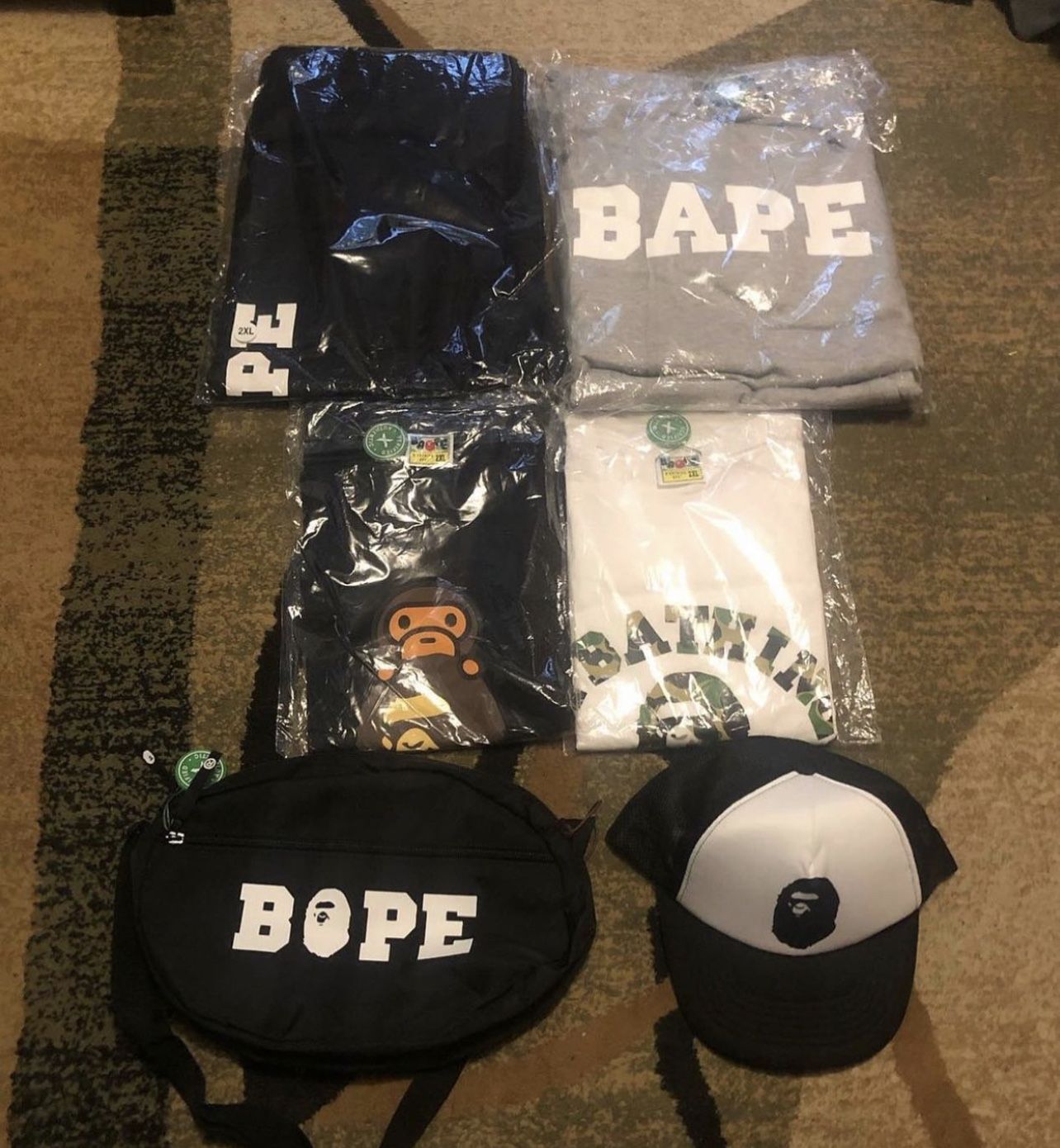 Bape Family bag SS20 SIZE XXL for Sale in Queens NY OfferUp