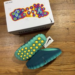 Nike Mind 001 Slide Geode Teal Light Menta Size 9
