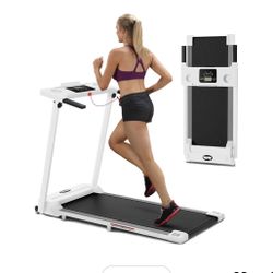 AoraPulse Portable Foldable Treadmills for Home, Small Folding Treadmill for Home Office with 300 LBS Capacity, Walking Running Exercise Electric Comp