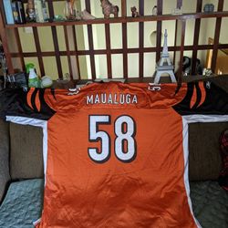 Cincinnati Bengals. Maualuga Jersey.