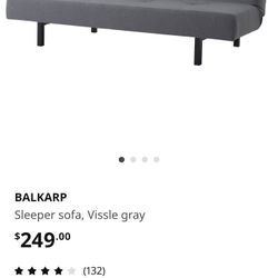 Grey Ikea Futon