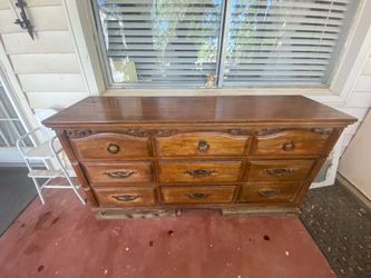 9 Drawer Dresser 5ft long 1ft wide