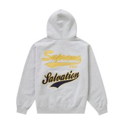 Supreme Salvation Zip Up Hooded Sweatshirt 