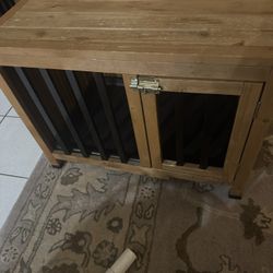 Wooden, Table Dog Crate For $100 OBO