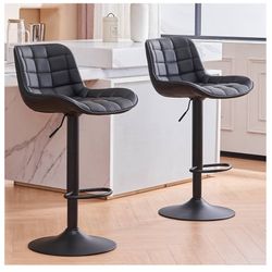 Black Bar stool Set Of 2 