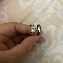 Stainless Steel Wedding Band Size 6.5’ 7 $20 Each 