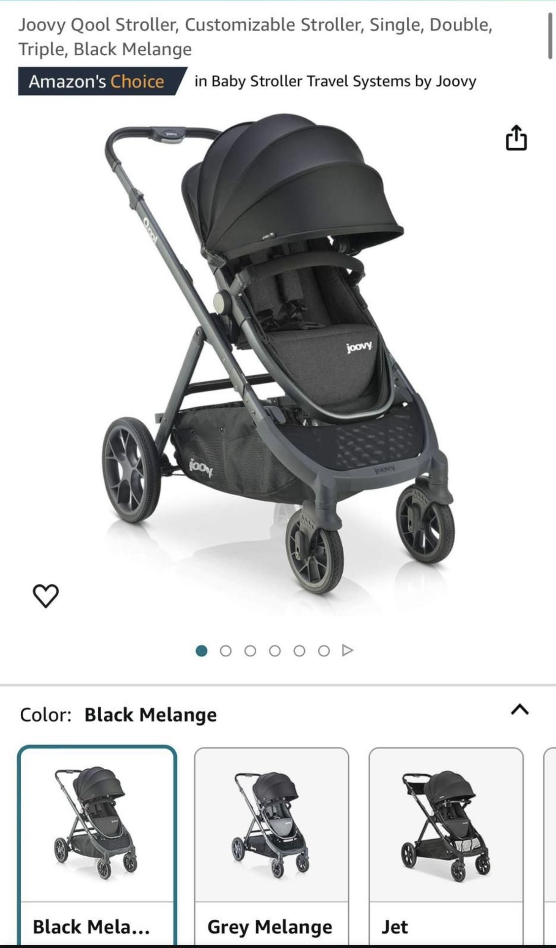 JoovyQ Stroller (Single, Double, or Triple with 50+ Configurations) AMAZING BABY STROLLER 
