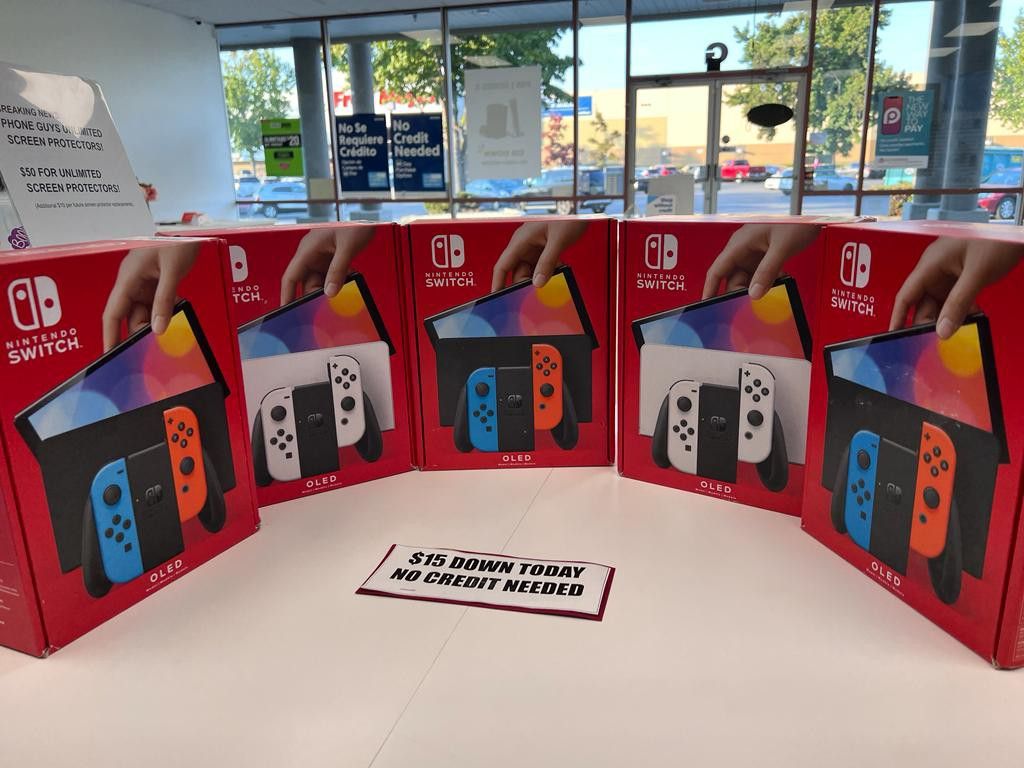 New Nintendo Switch OLED Pay $15 Today to Take it Home