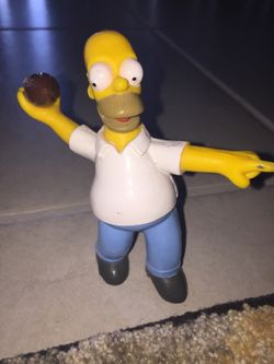 Homer Simpson Football Figurine