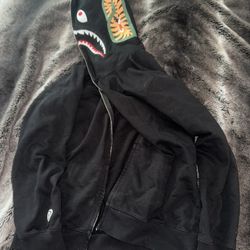 Bape Shark Hoodie full zip size Large