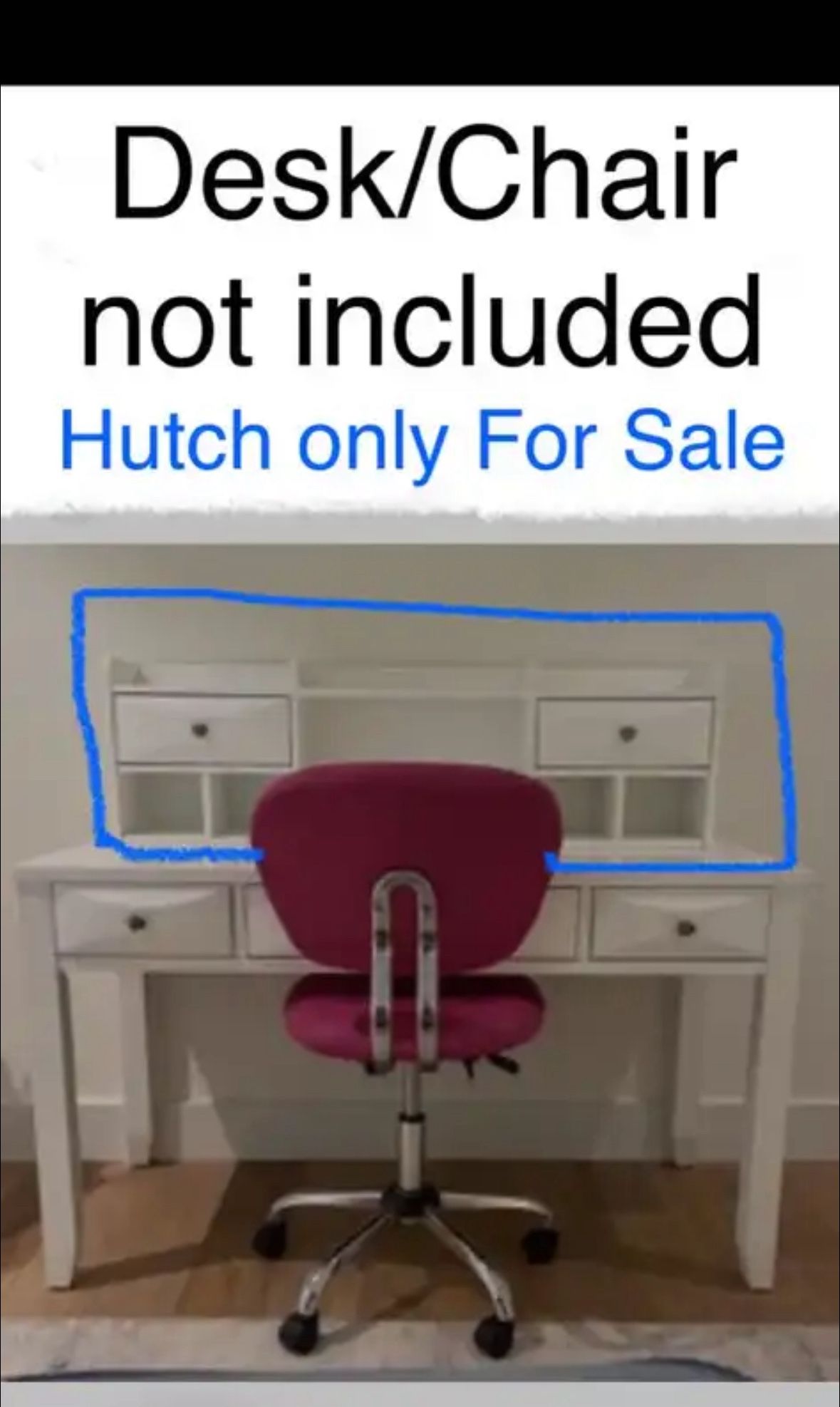 Hutch / Desk Top Organizer $14