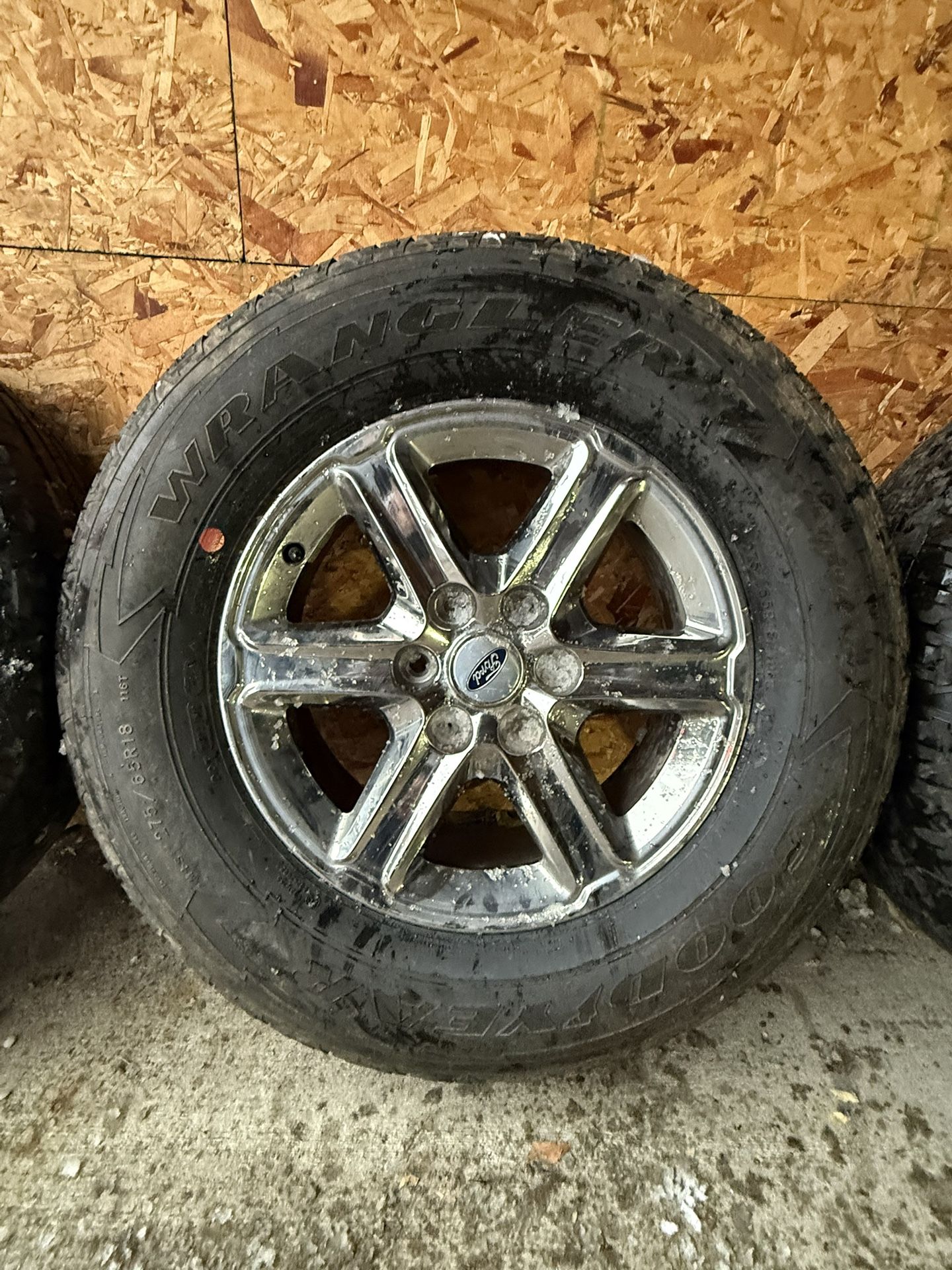 18” OEM chrome F-150 Wheels/Tires