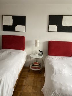 Red Headboard Cushions For Twin/ Full/ Queen