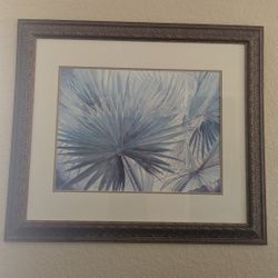 Framed Palm Print with Glass