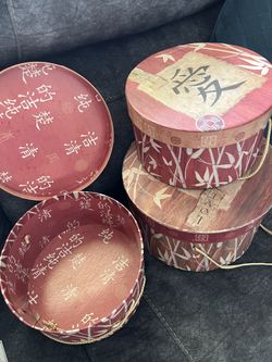 Used Round Storage Boxes