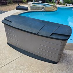 23h 54w 26d Rubbermaid Resin Outdoor Storage Box Patio Deck Box