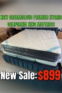 NEW DREAMCLOUD PREMIER HYBRID CALIFORNIA KING MATTRESS