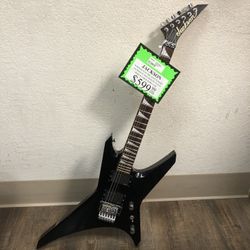 10030 Used 6-String Jackson Warrior Electric Guitar Right Handed W/GMT Pickups, Floyd Rose & Large Case 11956