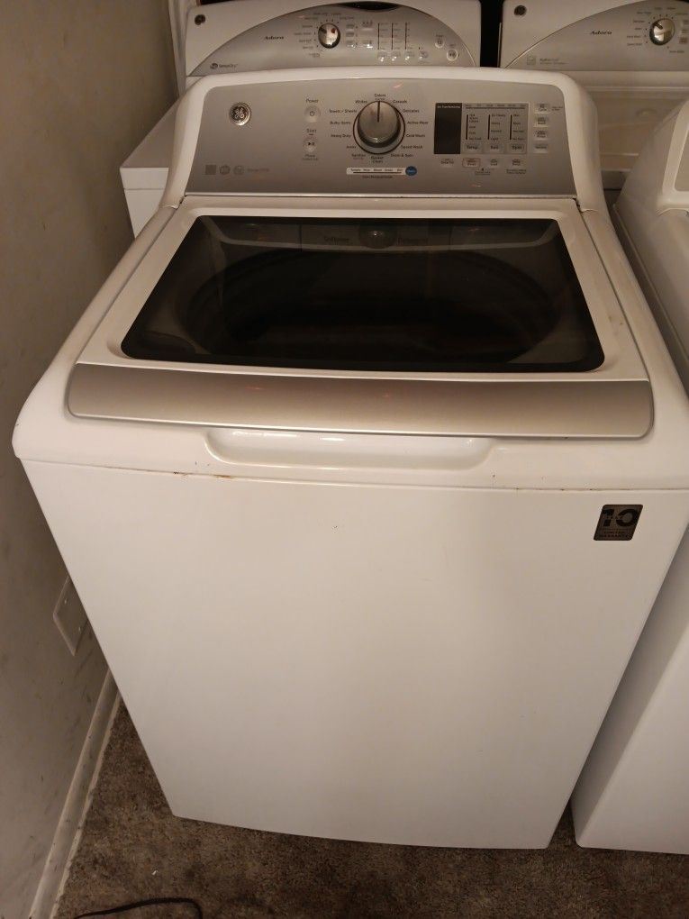 White GE Washer