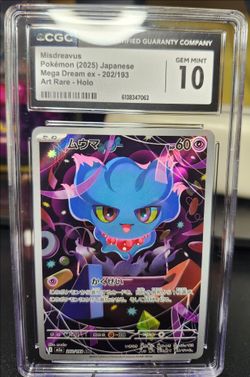 Pokemon CGC gem mint 10 Misdreavus